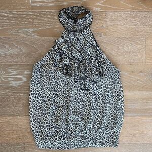 Forever 21 Leopard Print Halter Top | L